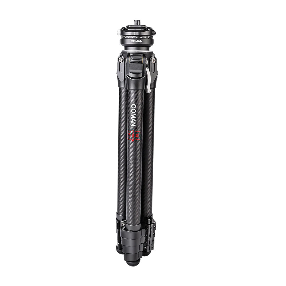 RefBall & Coman Zero F38 Professional Travel Carbon Fiber Tripod with Arca Ball Head & DJI Quick Release