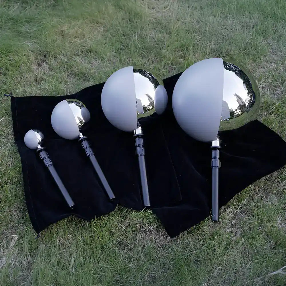 20cm vfx ball Half Chrome & Half Grey- RefBall Store