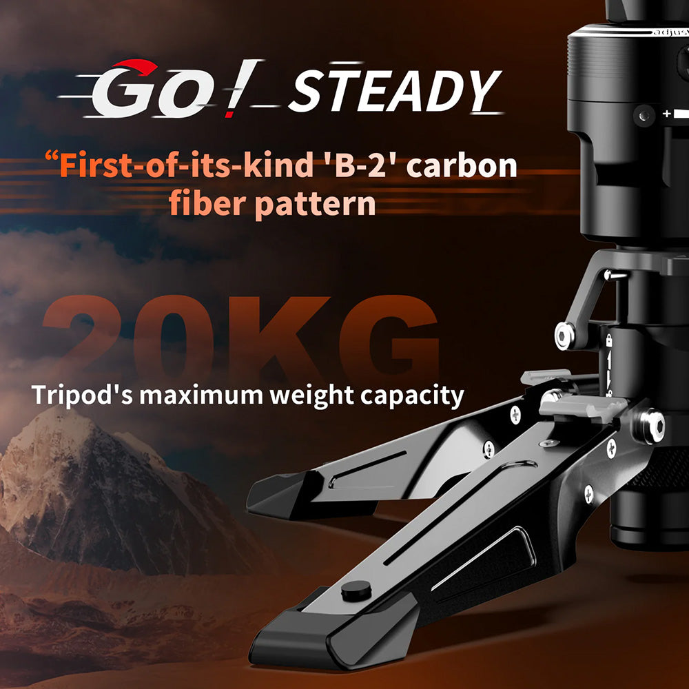 RefBall & COMAN M1 Portable Lightweight Carbon Fiber Monopod