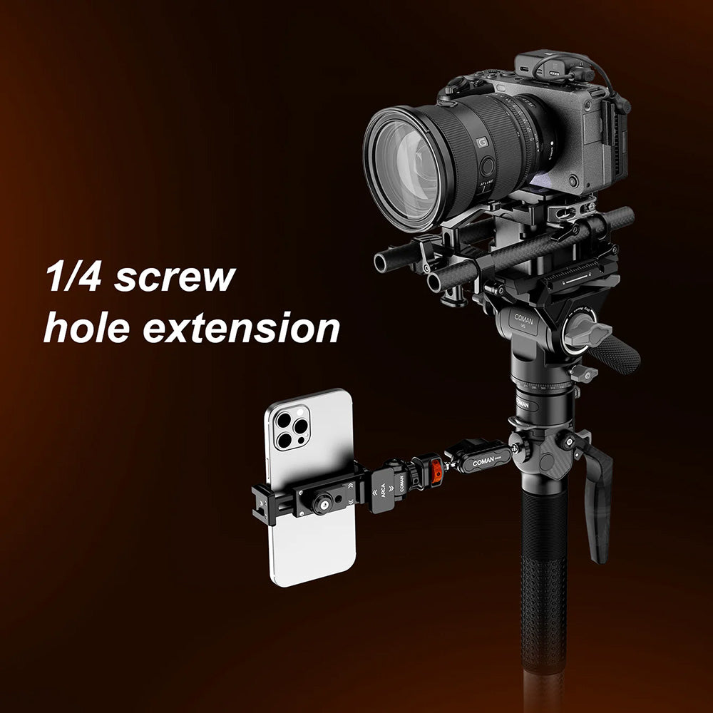 RefBall & COMAN M1S (Upgraded Version) Lightweight Carbon Fiber Monopod with Arca Quick Release 1655mm