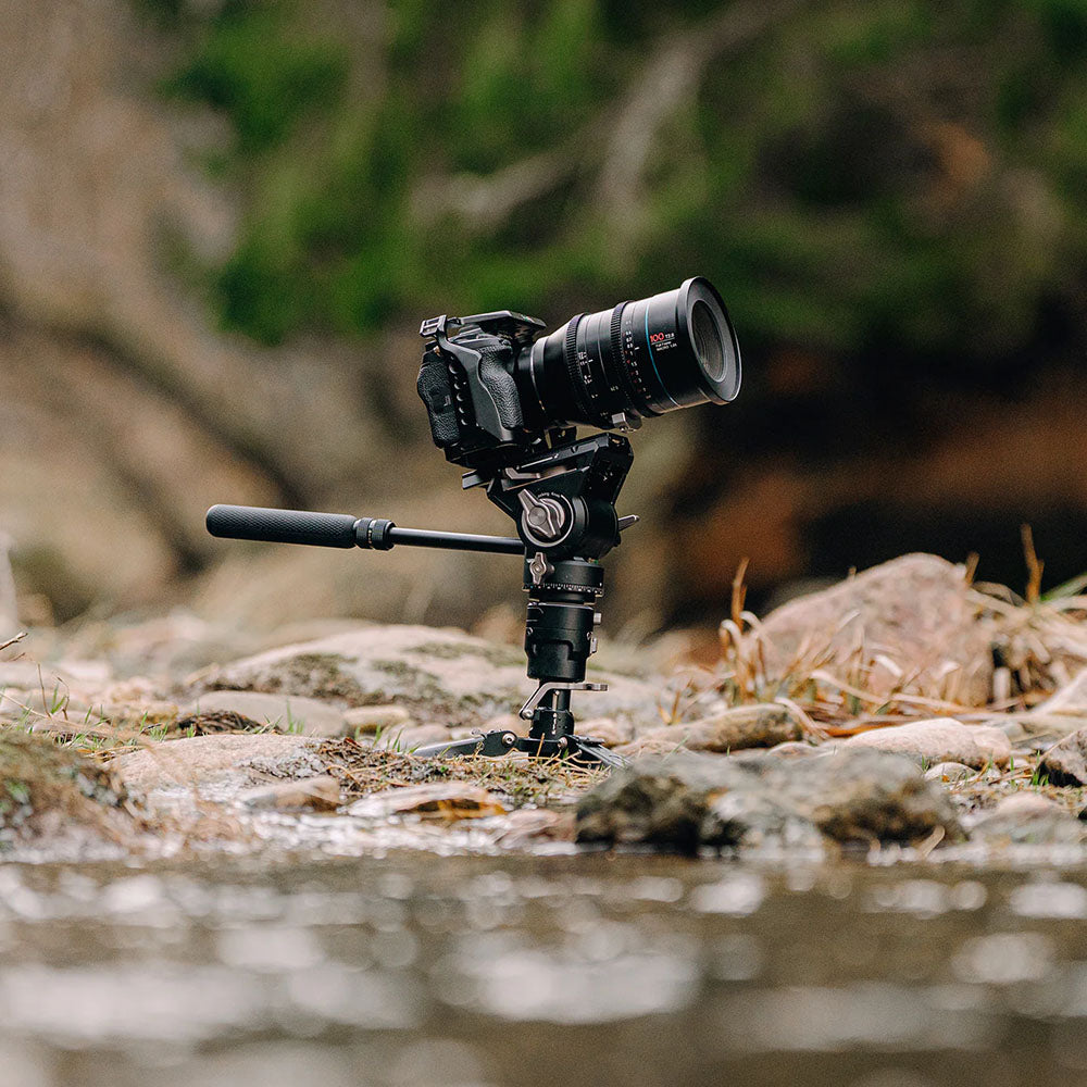 RefBall & COMAN M1 Pro V5 Camera Monopod with Fluid Head, One-Click Quick Release, and 1750mm Max Height