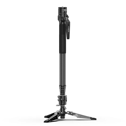 RefBall & COMAN M1 Pro Carbon Fiber Monopod 1645mm Quick Release Foot Lock 20kg Load