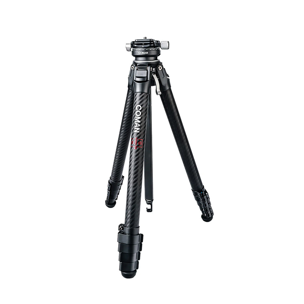 RefBall & Coman Zero Y Professional Travel Carbon Fiber Tripod, 360° Ball Head, Arca Swiss for DSLR
