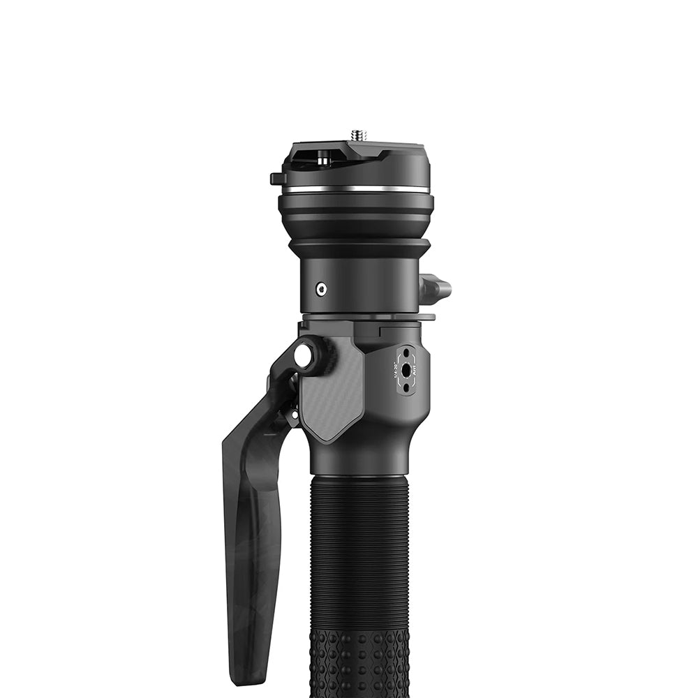 RefBall & COMAN M1S Compact Carbon Fiber Monopod with Arca Quick Release-(Non-Removable Foot Brace)