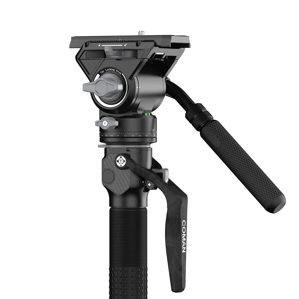 RefBall & COMAN M1 Portable Lightweight Carbon Fiber Monopod