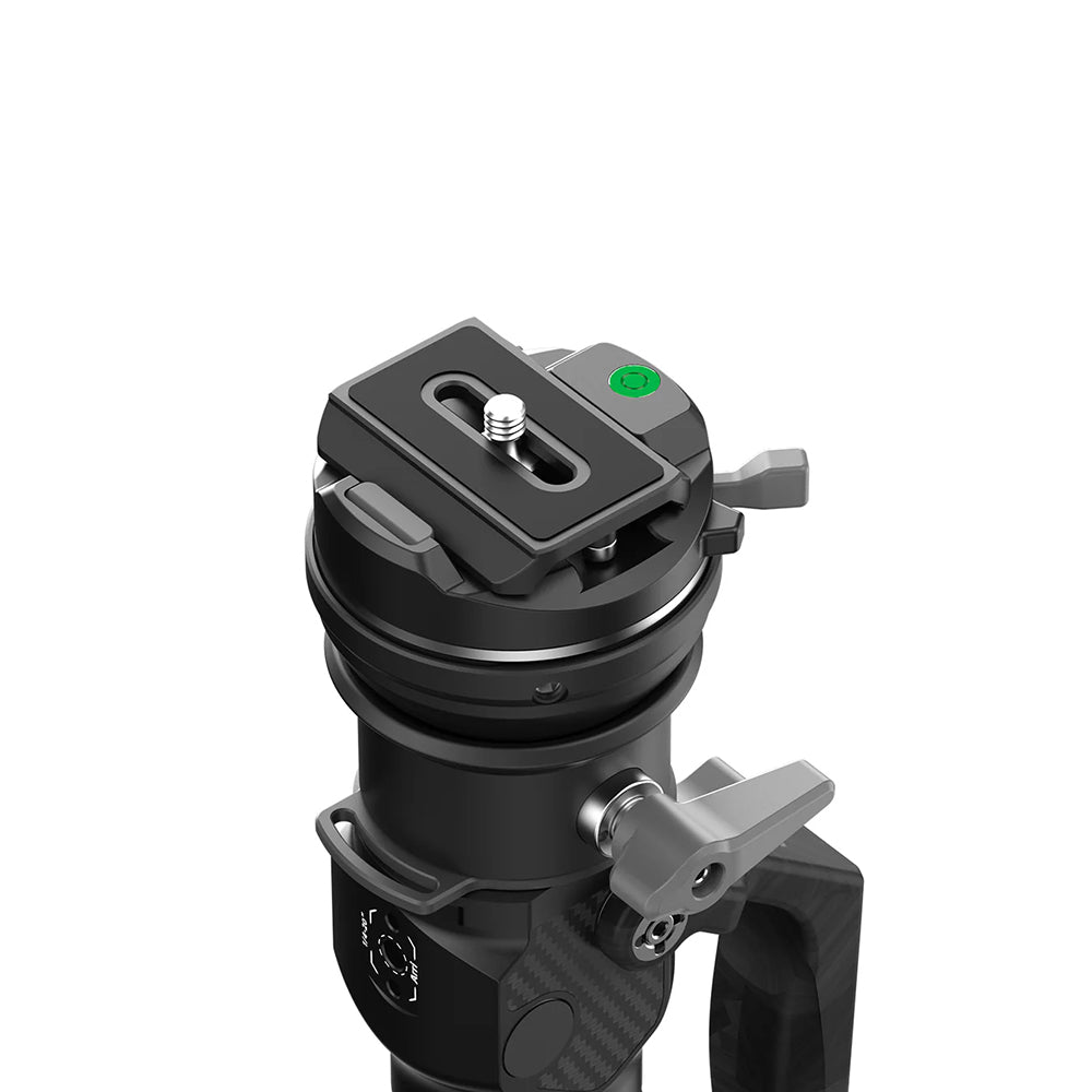 RefBall & COMAN M1S Compact Carbon Fiber Monopod with Arca Quick Release-(Non-Removable Foot Brace)